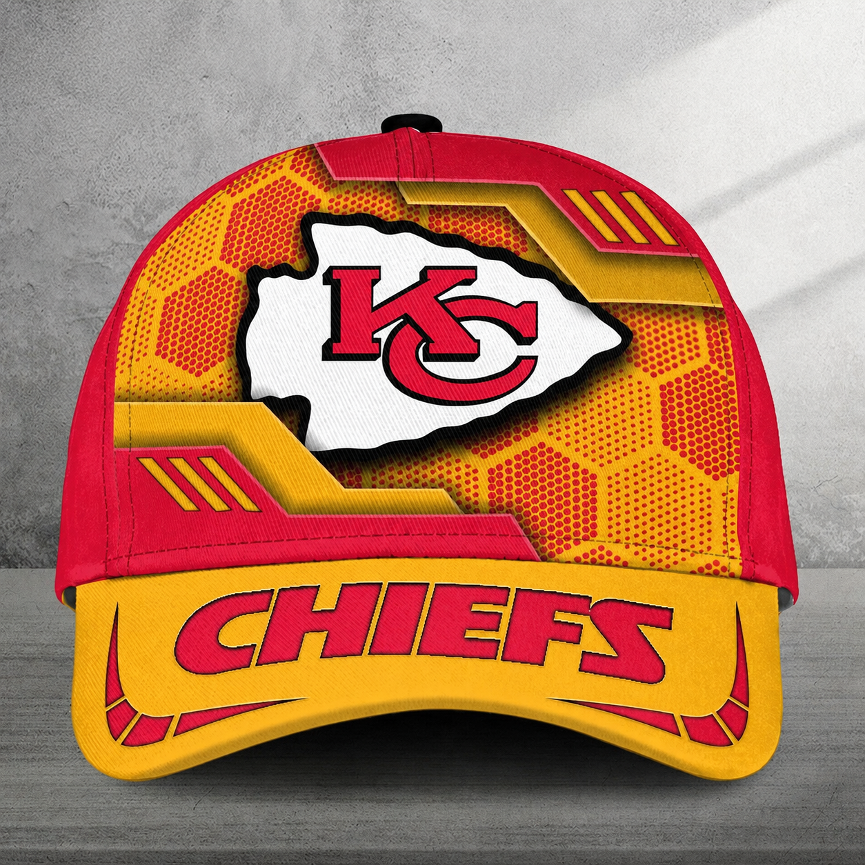 FINAL SALE - NEW CUSTOMIZED NFL01 KCC KANSAS CITY CHIEFS CLASSIC CAP