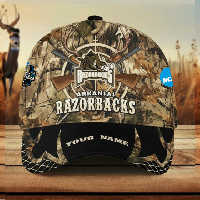 VIRAL EDITON - NEW CUSTOMIZED COLLEGE WORLD SERIES NCAA03 AKR ARKANSAS RAZORBACKS CLASSIC CAP