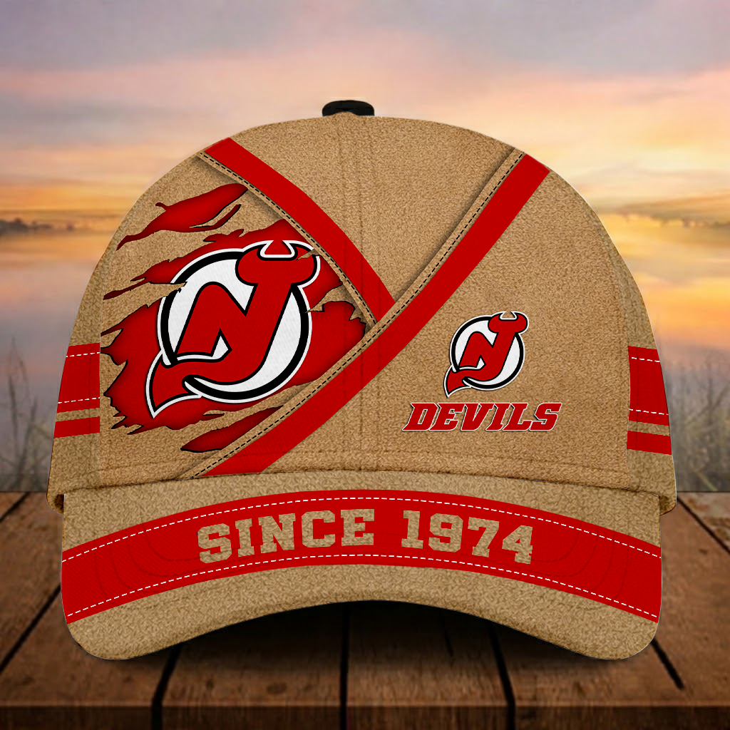LIMITED EDITION - NEW CUSTOMIZED NHL06 NJD NJ DEVILS CLASSIC CAP