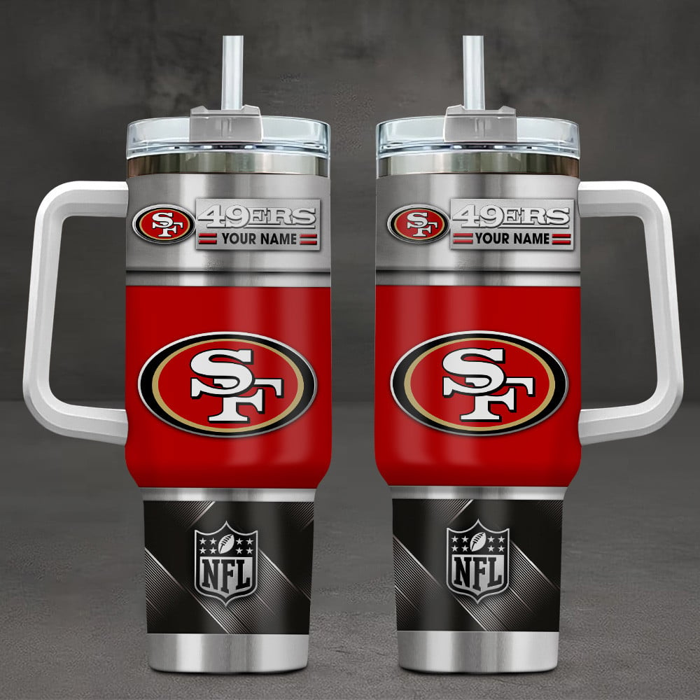 FINAL SALE - NEW CUSTOMIZED NFL11 SF49 SAN FRANCISCO 49ERS TUMBLER CUP