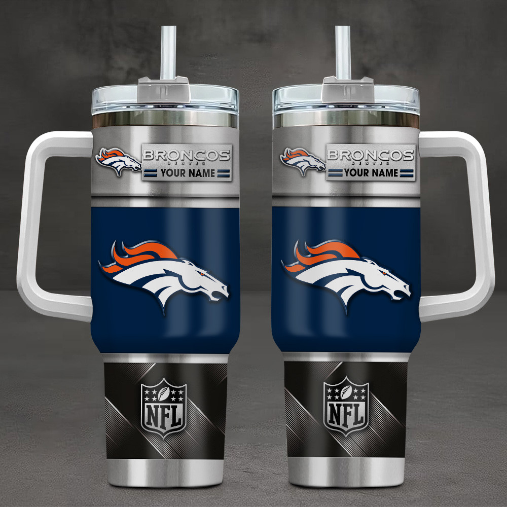 FINAL SALE - NEW CUSTOMIZED NFL13 DVB DENVER BRONCOS TUMBLER CUP