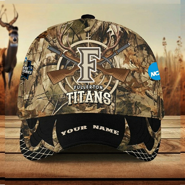 VIRAL EDITON - NEW CUSTOMIZED COLLEGE WORLD SERIES NCAA16 CFT CAL STATE FULLERTON TITANS CLASSIC CAP