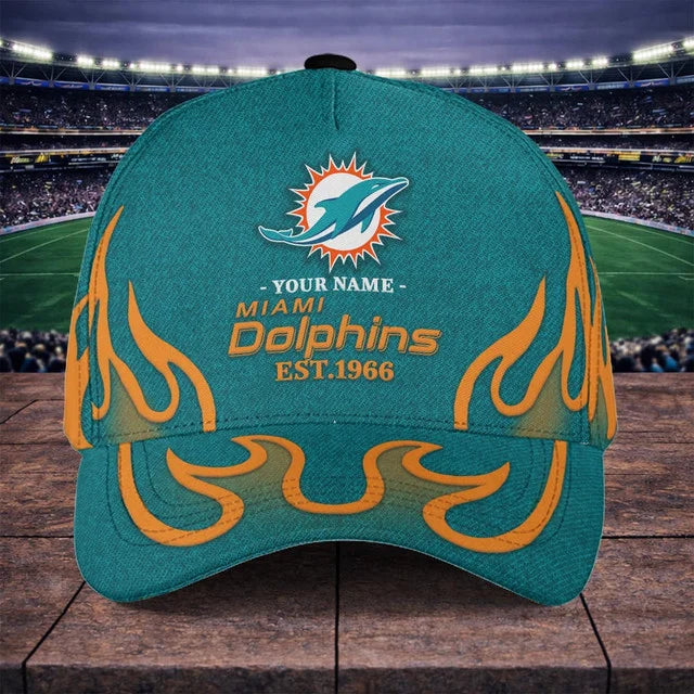 VIRAL EDITION - NEW CUSTOMIZED NFL19 MDP MIAMI DOLPHINS CLASSIC CAP