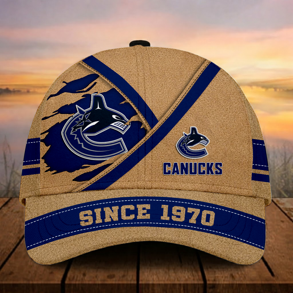 LIMITED EDITION - NEW CUSTOMIZED NHL19 VCC VC CANUCKS CLASSIC CAP