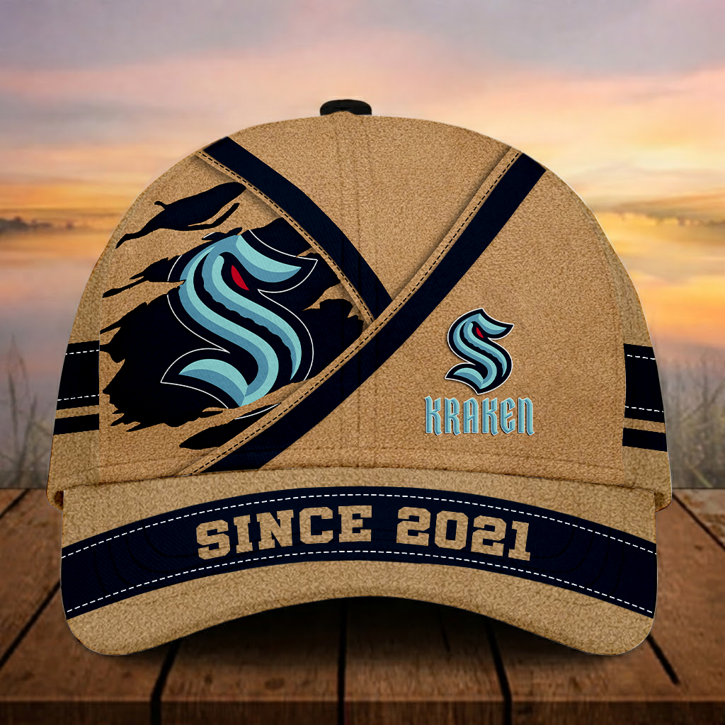 LIMITED EDITION - NEW CUSTOMIZED NHL20 STK ST KRAKEN CLASSIC CAP