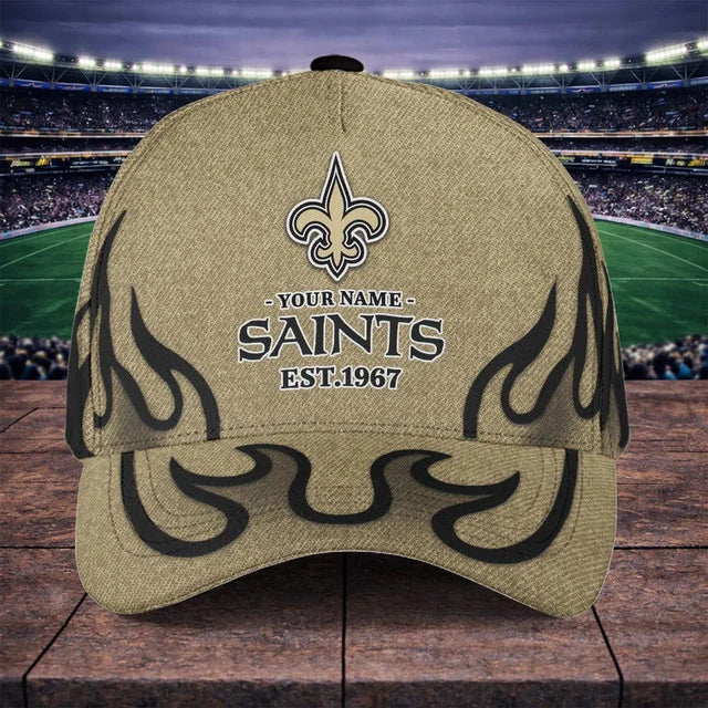 VIRAL EDITION - NEW CUSTOMIZED NFL24 NOS NEW ORLEANS SAINTS CLASSIC CAP