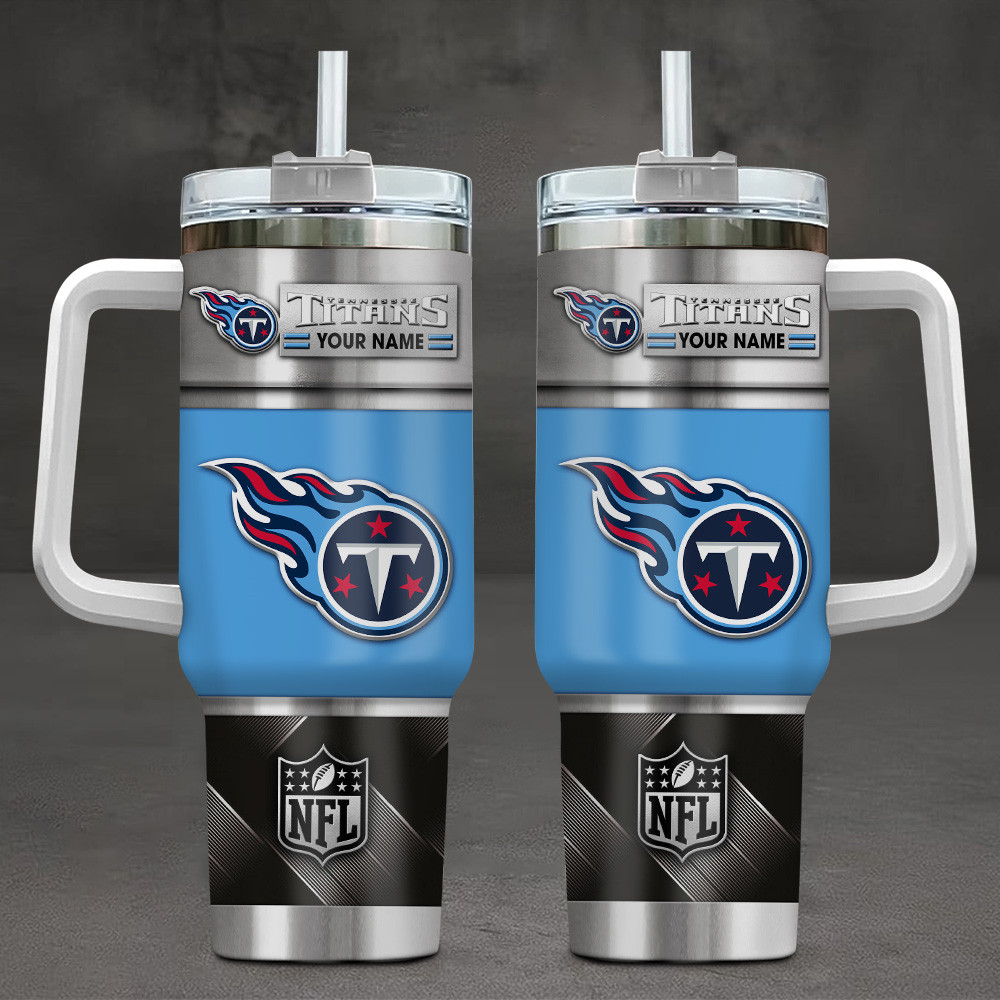 FINAL SALE - NEW CUSTOMIZED NFL31 TST TENNESSEE TITANS TUMBLER CUP