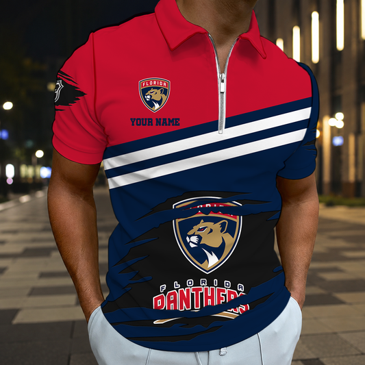 VIRAL EDITION - NEW CUSTOMIZED NHL01 FPT FLORIDA PANTHERS T-SHIRT, POLO SHIRT, ZIP POLO SHIRT, SWEATSHIRT, HOODIE & ZIP HOODIE