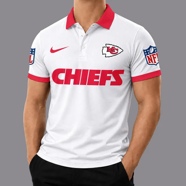 LIMITED EDITION - NEW CUSTOMIZED NFL01 KCC KANSAS CITY CHIEFS POLO SHIRT, ZIP POLO SHIRT, T-SHIRT, HOODIE, ZIP HOODIE & SWEATSHIRT