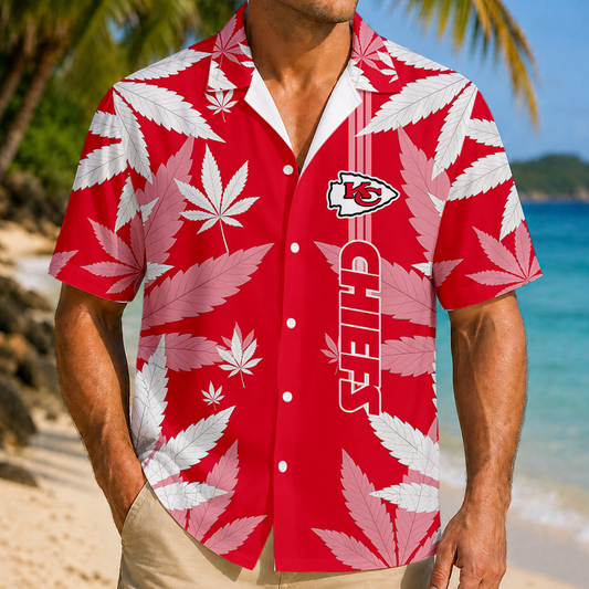 FINAL SALE - NEW CUSTOMIZED NFL01 KCC KANSAS CITY CHIEFS UNISEX HAWAIIAN SHIRT