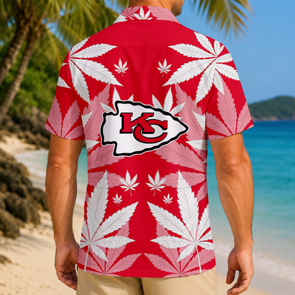 FINAL SALE - NEW CUSTOMIZED NFL01 KCC KANSAS CITY CHIEFS UNISEX HAWAIIAN SHIRT