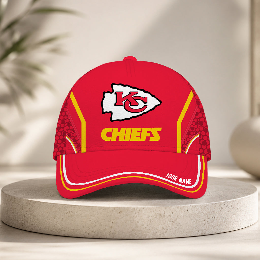 SPECIAL EDITION - NEW CUSTOMIZED NFL01 KCC KANSAS CITY CHIEFS CLASSIC CAP