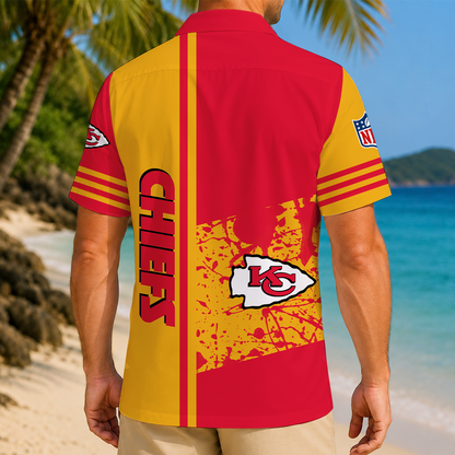FINAL SALE - NEW CUSTOMIZED NFL01 KCC KANSAS CITY CHIEFS UNISEX HAWAIIAN SHIRT