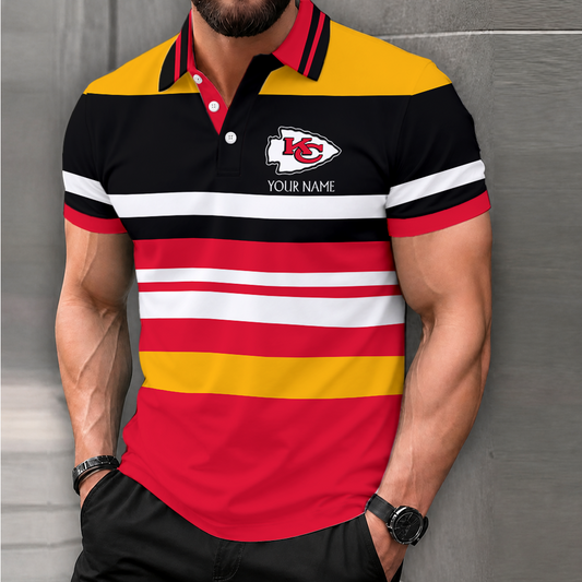 VIRAL EDITION - NEW CUSTOMIZED NFL01 KCC KANSAS CITY CHIEFS T-SHIRT, POLO SHIRT, ZIP POLO SHIRT, SWEATSHIRT, HOODIE & ZIP HOODIE