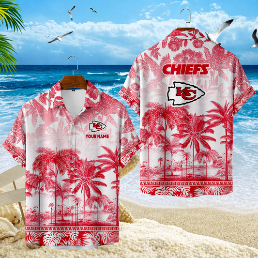 LIMITED EDITION - NEW CUSTOMIZED NFL01 KCC KANSAS CITY CHIEFS UNISEX HAWAIIAN SHIRT