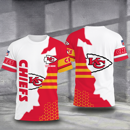 VIRAL EDITION - NEW CUSTOMIZED NFL01 KCC KANSAS CITY CHIEFS T-SHIRT, POLO SHIRT, ZIP POLO SHIRT, SWEATSHIRT, HOODIE & ZIP HOODIE