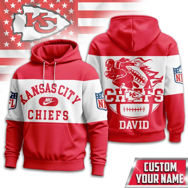 VIRAL EDITION - NEW CUSTOMIZED NFL01 KCC KANSAS CITY CHIEFS T-SHIRT, POLO SHIRT, ZIP POLO SHIRT, SWEATSHIRT, HOODIE & ZIP HOODIE