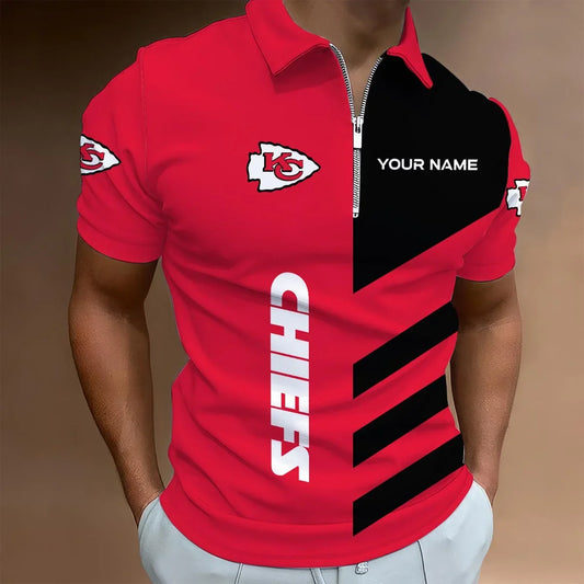 HOT DEAL - NEW CUSTOMIZED NFL01 KCC KANSAS CITY CHIEFS T-SHIRT, POLO SHIRT, ZIP POLO SHIRT, SWEATSHIRT, HOODIE & ZIP HOODIE