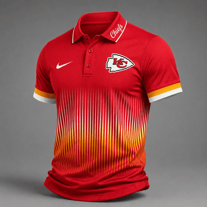 ELITE EDITION - NEW CUSTOMIZED NFL01 KCC KANSAS CITY CHIEFS T-SHIRT, POLO SHIRT, ZIP POLO SHIRT, SWEATSHIRT, HOODIE & ZIP HOODIE