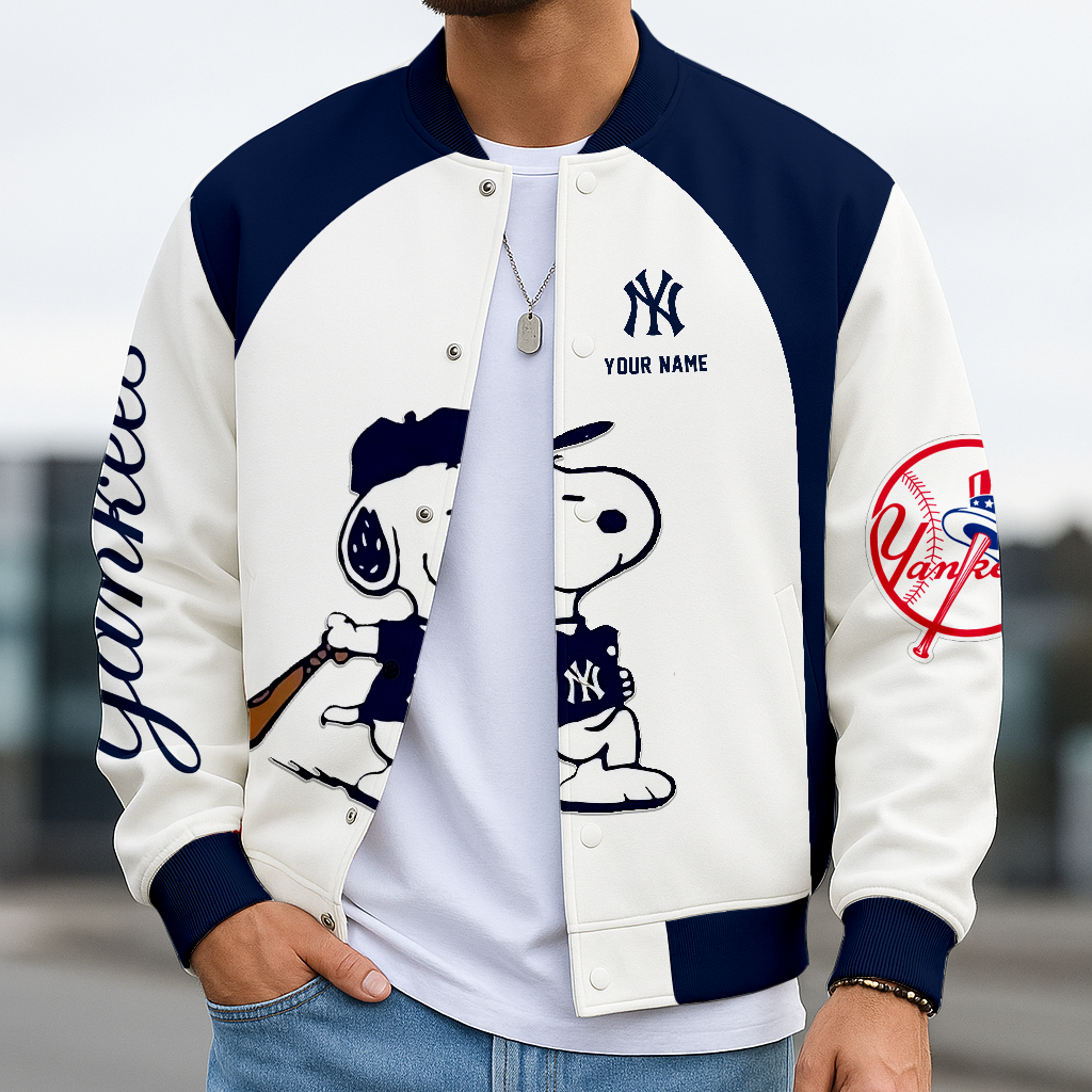 LIMITED EDITION - NEW CUSTOMIZED MLB01 NYY NY YANKEES BASEBALL JACKET, SATIN VARSITY JACKET
