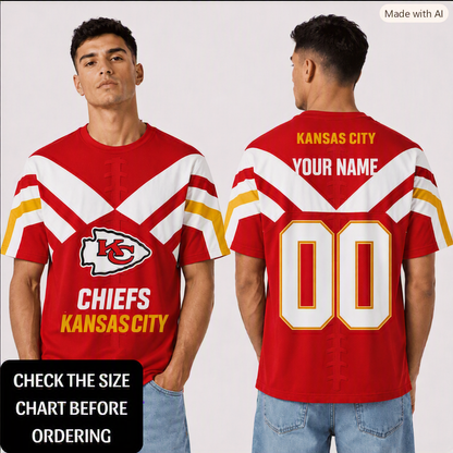 SPECIAL EDITION - NEW CUSTOMIZED NFL01 KCC KANSAS CITY CHIEFS T-SHIRT, POLO SHIRT, ZIP POLO SHIRT, HOODIE, ZIP HOODIE & SWEATSHIRT