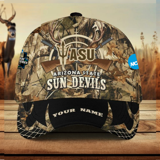 VIRAL EDITON - NEW CUSTOMIZED COLLEGE WORLD SERIES NCAA02 ASS ARIZONA STATE SUN DEVILS CLASSIC CAP