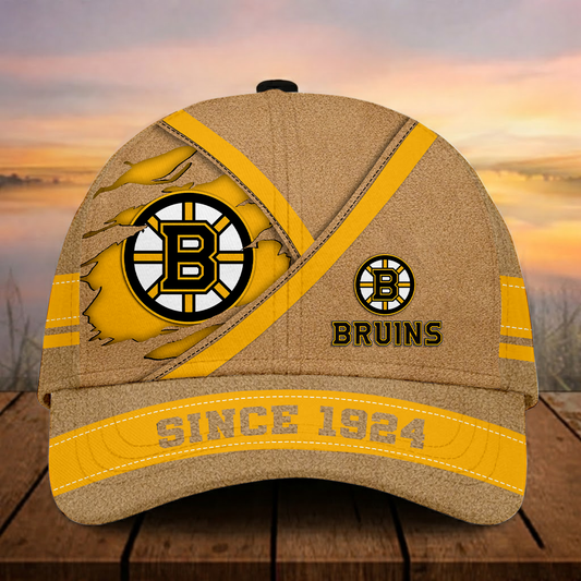 LIMITED EDITION - NEW CUSTOMIZED NHL02 BTB BT BRUINS CLASSIC CAP