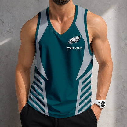 LIMITED EDITION - NEW CUSTOMIZED NFL02 PPE PHILADELPHIA EAGLES TANK TOP