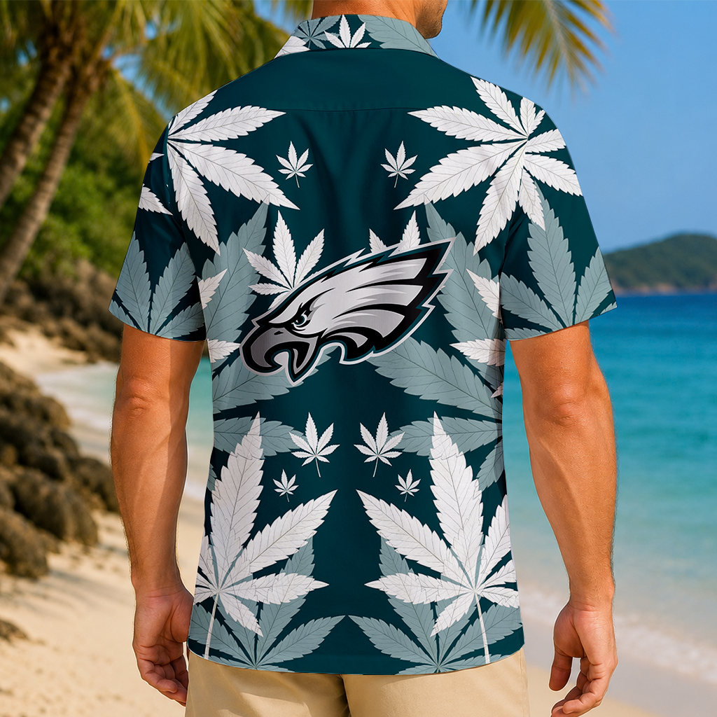 FINAL SALE - NEW CUSTOMIZED NFL02 PPE PHILADELPHIA EAGLES UNISEX HAWAIIAN SHIRT