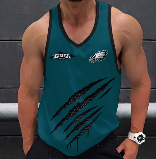 LIMITED EDITION - NEW CUSTOMIZED NFL02 PPE PHILADELPHIA EAGLES UNISEX TANK TOP