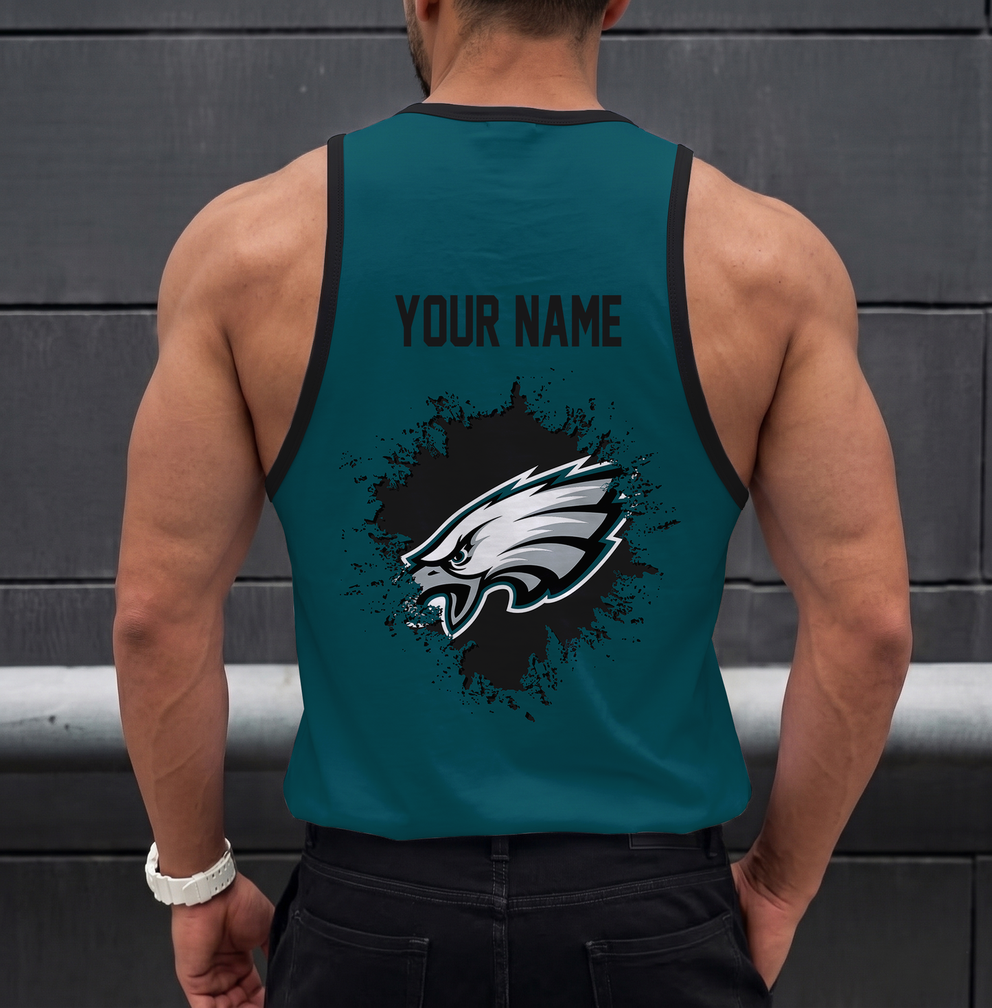 LIMITED EDITION - NEW CUSTOMIZED NFL02 PPE PHILADELPHIA EAGLES UNISEX TANK TOP
