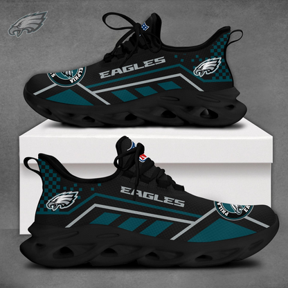 LIMITED EDITION - NEW CUSTOMIZED NFL02 PPE PHILADELPHIA EAGLES MAX SOUL SHOES