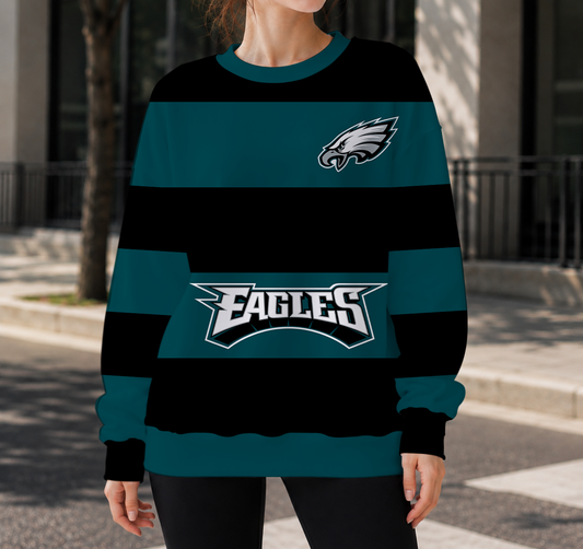HOT DEAL- NEW CUSTOMIZED NFL02 PPE PHILADELPHIA EAGLES UNISEX SWEATSHIRT