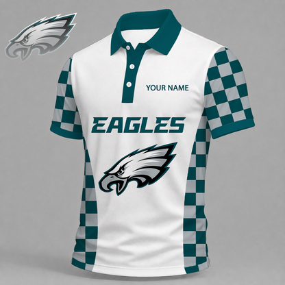 LIMITED EDITION - NEW CUSTOMIZED NFL02 PPE PHILADELPHIA EAGLES T-SHIRT, POLO SHIRT, ZIP POLO SHIRT, SWEATSHIRT, HOODIE & ZIP HOODIE