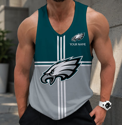 LIMITED EDITION - NEW CUSTOMIZED NFL02 PPE PHILADELPHIA EAGLES TANK TOP