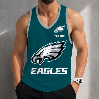 VIRAL EDITION - NEW CUSTOMIZED NFL02 PPE PHILADELPHIA EAGLES TANK TOP