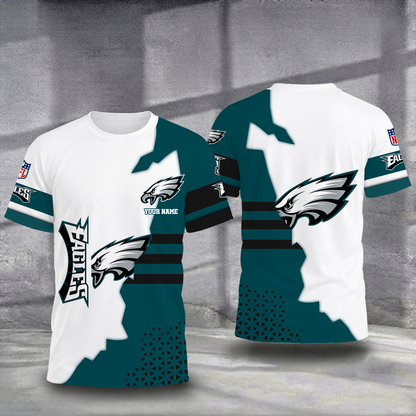 VIRAL EDITION - NEW CUSTOMIZED NFL02 PPE PHILADELPHIA EAGLES T-SHIRT, POLO SHIRT, ZIP POLO SHIRT, SWEATSHIRT, HOODIE & ZIP HOODIE