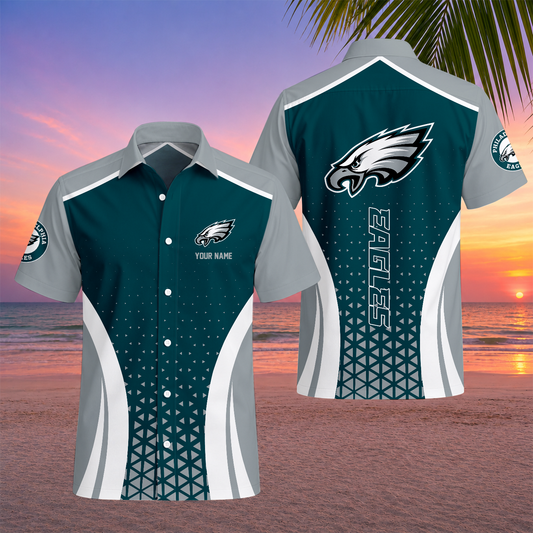 VIRAL EDITION - NEW CUSTOMIZED NFL02 PPE PHILADELPHIA EAGLES UNISEX HAWAIIAN SHIRT