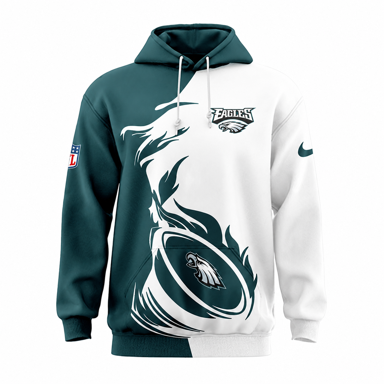 ELETE EDITION - NEW CUSTOMIZED NFL02 PPE PHILADELPHIA EAGLES T-SHIRT, POLO SHIRT, ZIP POLO SHIRT, SWEATSHIRT, HOODIE & ZIP HOODIE