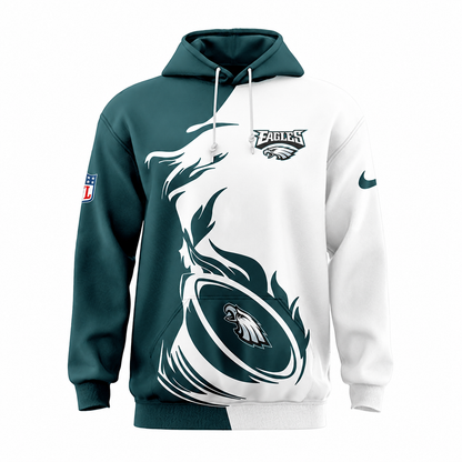 ELETE EDITION - NEW CUSTOMIZED NFL02 PPE PHILADELPHIA EAGLES T-SHIRT, POLO SHIRT, ZIP POLO SHIRT, SWEATSHIRT, HOODIE & ZIP HOODIE