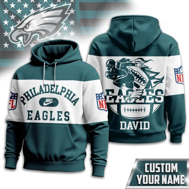 VIRAL EDITION - NEW CUSTOMIZED NFL02 PPE PHILADELPHIA EAGLES T-SHIRT, POLO SHIRT, ZIP POLO SHIRT, SWEATSHIRT, HOODIE & ZIP HOODIE
