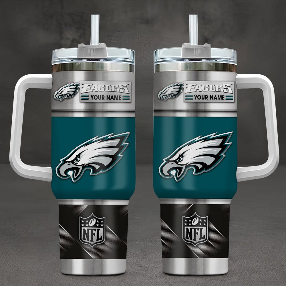 FINAL SALE - NEW CUSTOMIZED NFL02 PPE PHILADELPHIA EAGLES TUMBLER CUP