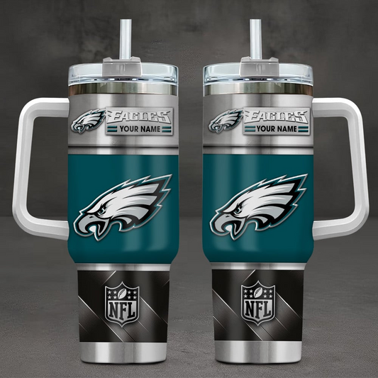 FINAL SALE - NEW CUSTOMIZED NFL02 PPE PHILADELPHIA EAGLES TUMBLER CUP