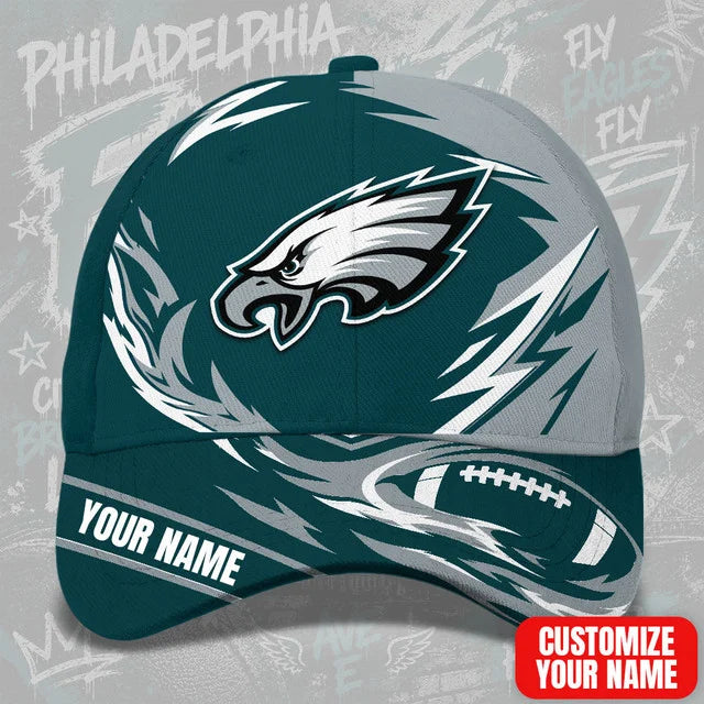 SPECIAL EDITION - NEW CUSTOMIZED NFL02 PPE PHILADELPHIA EAGLES CLASSIC CAP