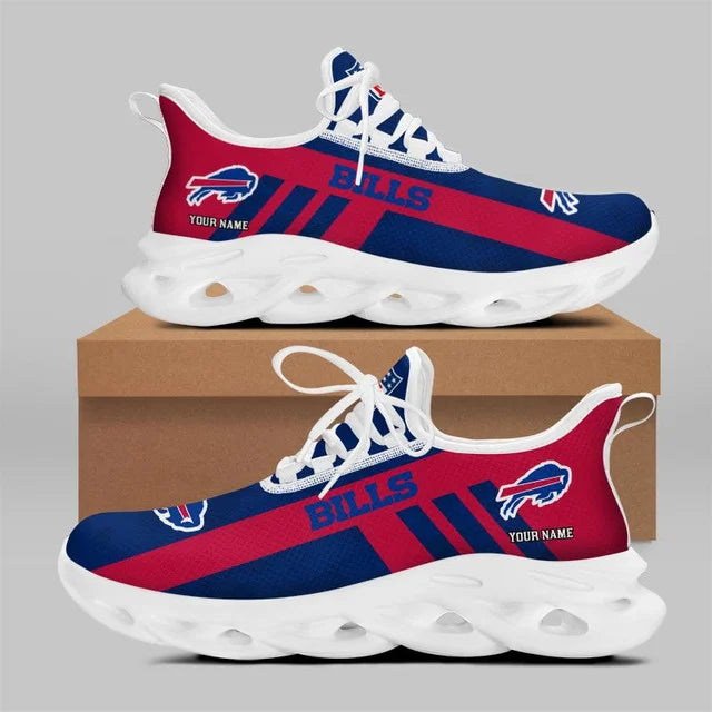 VIRAL EDITION - NEW CUSTOMIZED NFL03 BFB BUFFALO BILLS UNISEX MAX SOUL SHOES