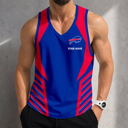 LIMITED EDITION - NEW CUSTOMIZED NFL03 BFB BUFFALO BILLS TANK TOP