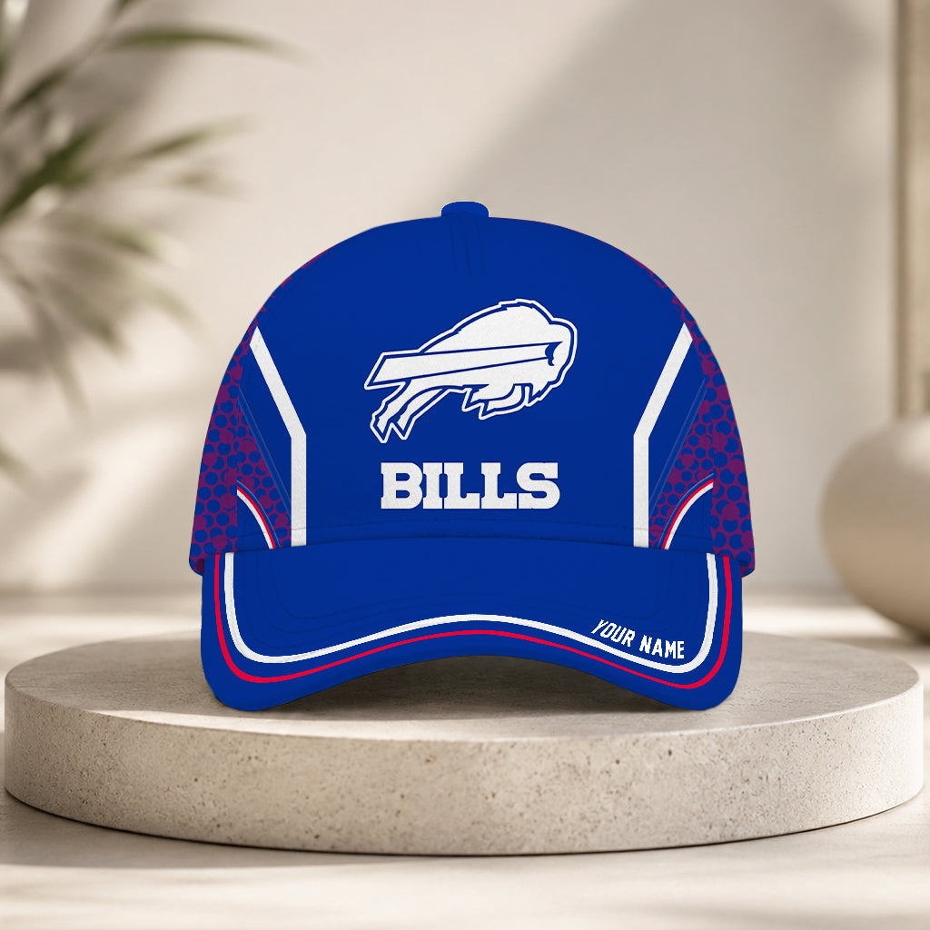 SPECIAL EDITION - NEW CUSTOMIZED NFL03 BFB BUFFALO BILLS CLASSIC CAP