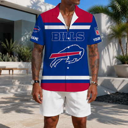 FLASH SALE - NEW CUSTOMIZED NFL03 BFB BUFFALO BILLS UNISEX HAWAIIAN SHIRT