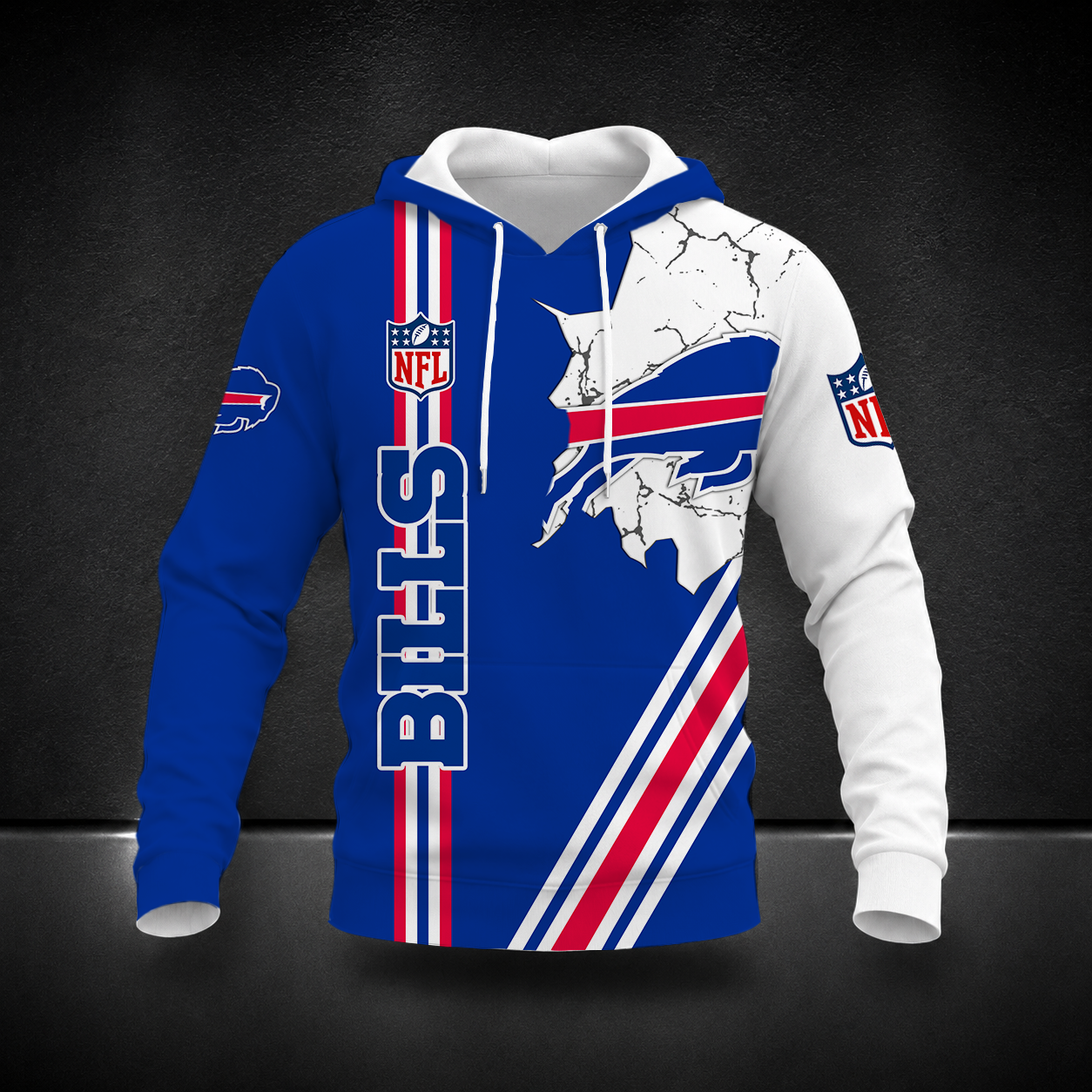 FINAL SALE- NEW CUSTOMIZED NFL03 BFB BUFFALO BILLS T-SHIRT, POLO SHIRT, ZIP POLO SHIRT, SWEATSHIRT, HOODIE & ZIP HOODIE