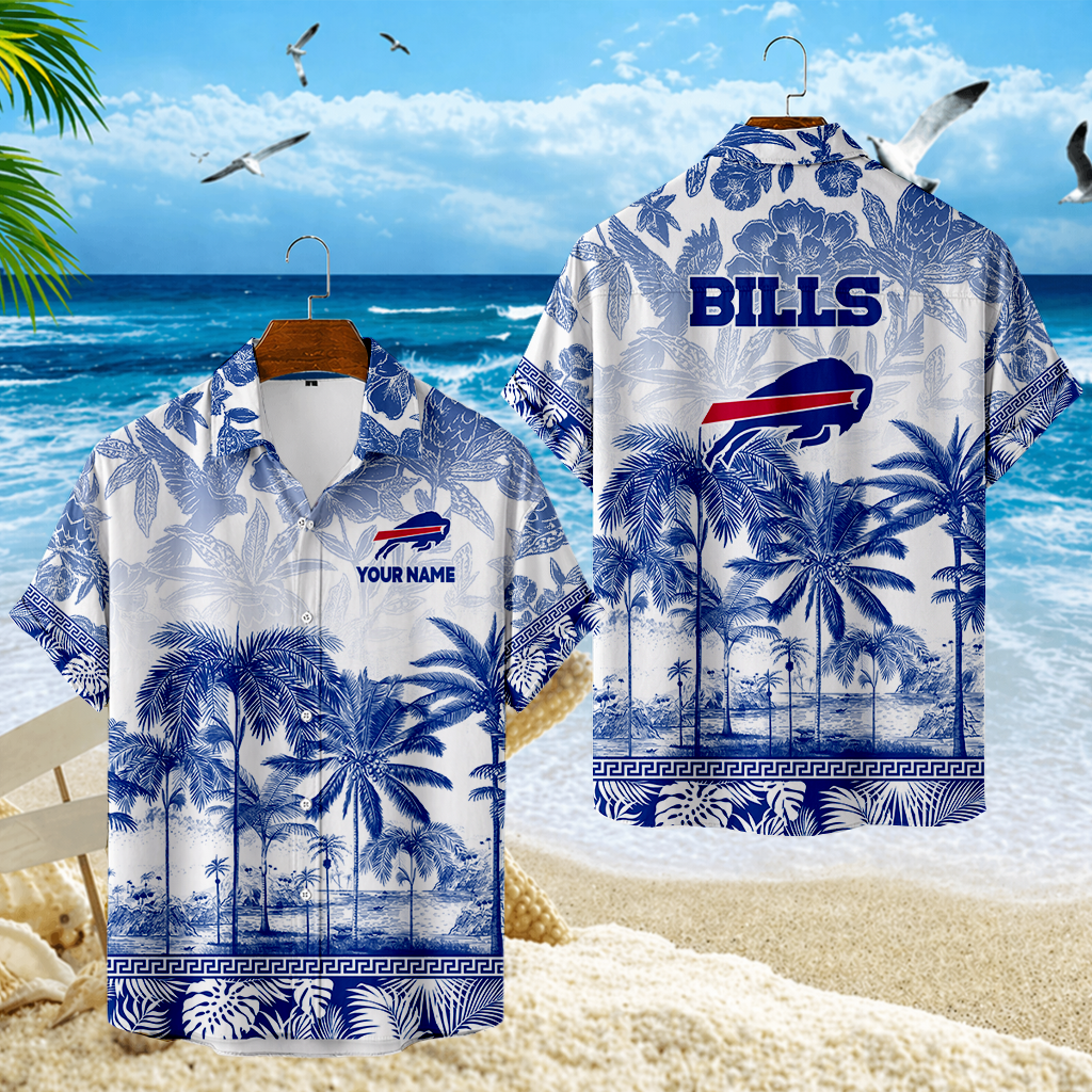 LIMITED EDITION - NEW CUSTOMIZED NFL03 BFB BUFFALO BILLS UNISEX HAWAIIAN SHIRT